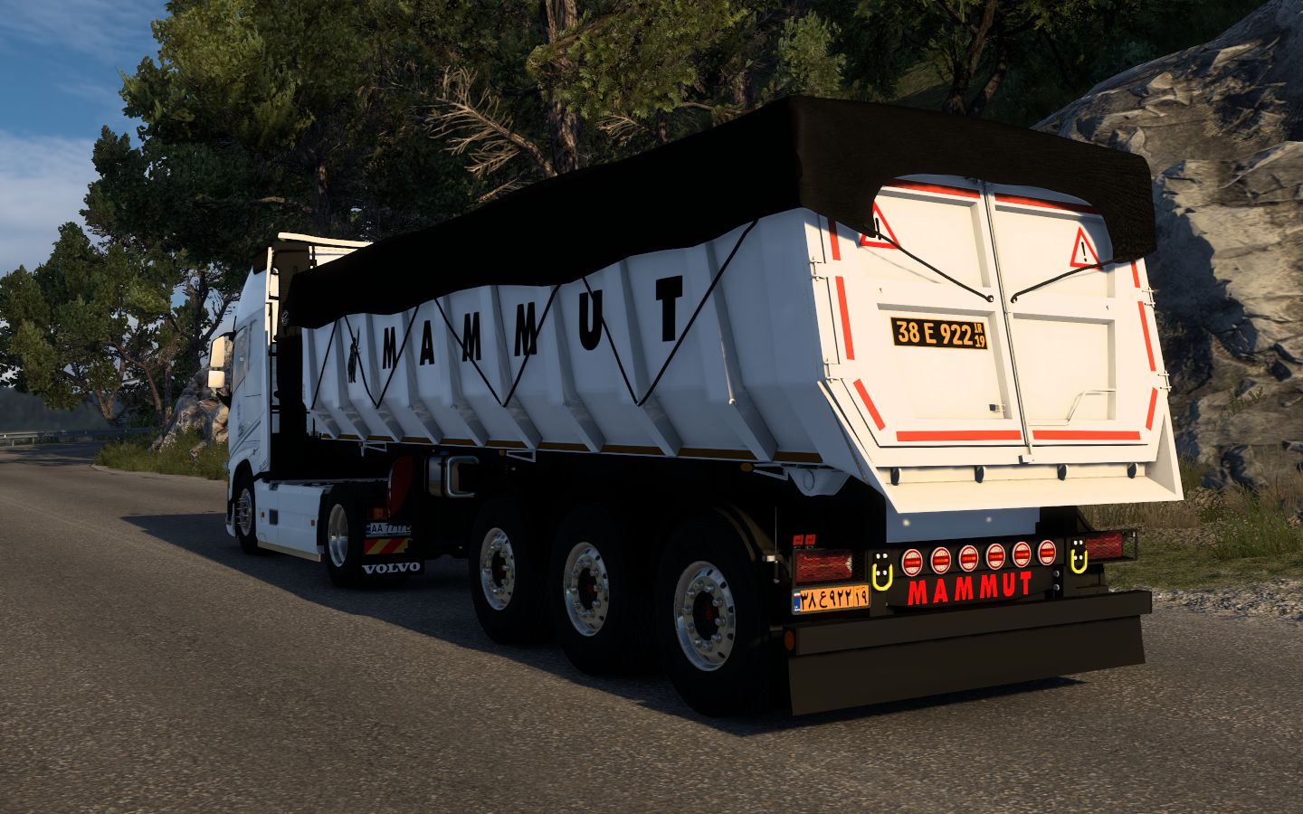 Mammut dump trailer for ETS2
